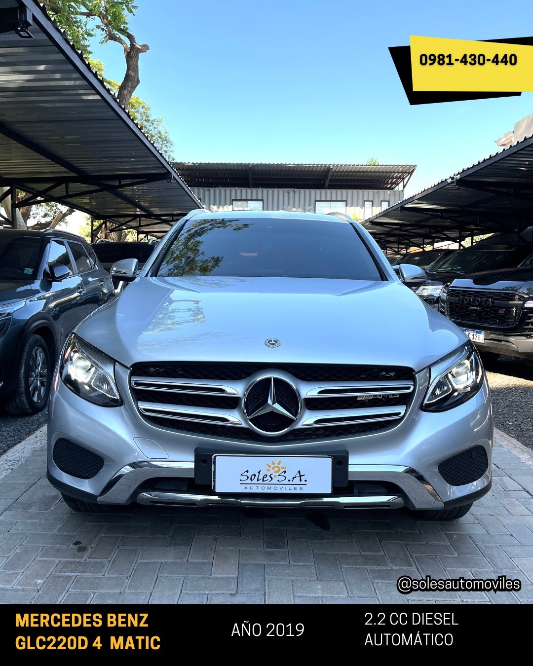 Mercedes Benz GLC220d 4 matic 2019