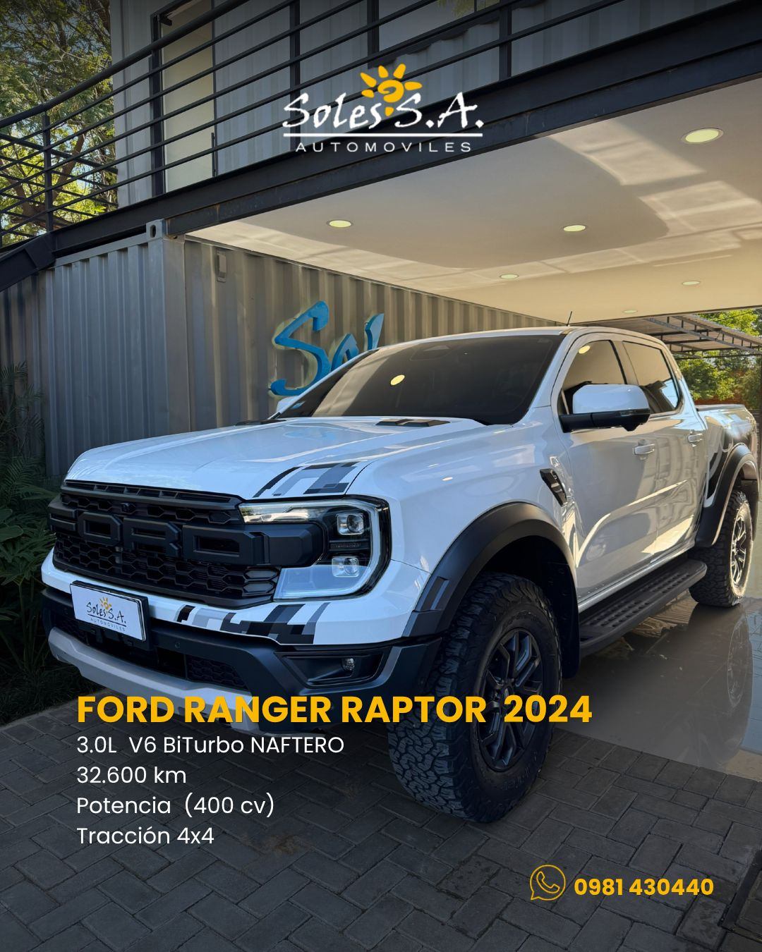 Ford Ranger Raptor 2024