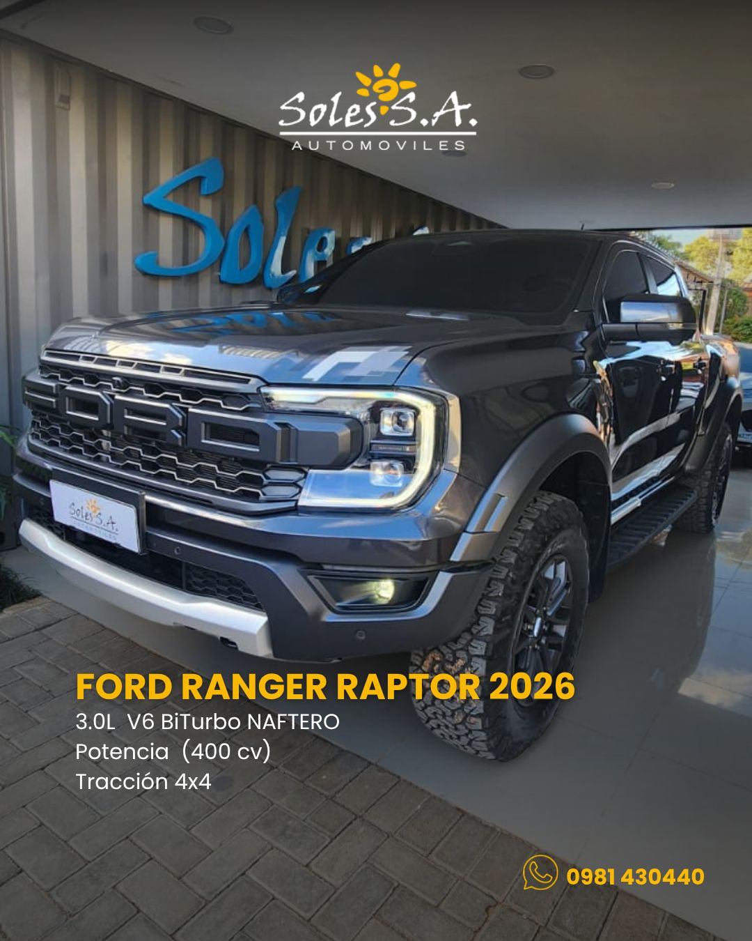 Ford Ranger raptor 2026